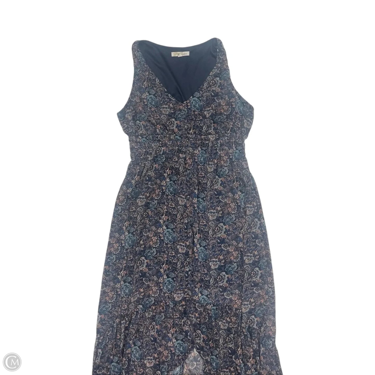 Dress Party Midi By Rewind In Blue, Size: L