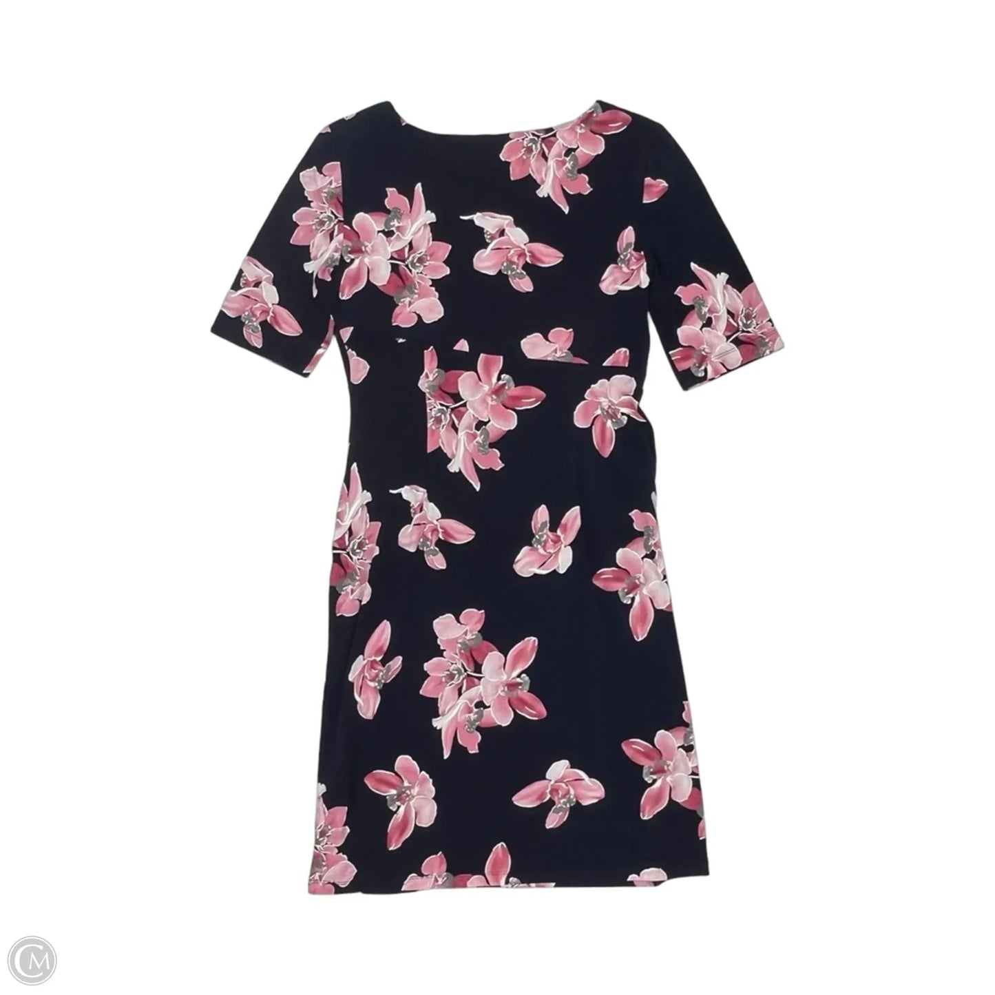 Dress Party Midi By Connected Apparel In Blue & Pink, Size: 12