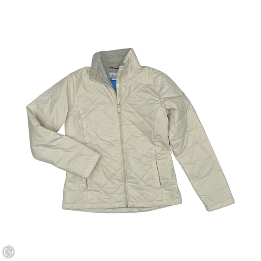Jacket Puffer & Quilted By Columbia In Cream, Size: S