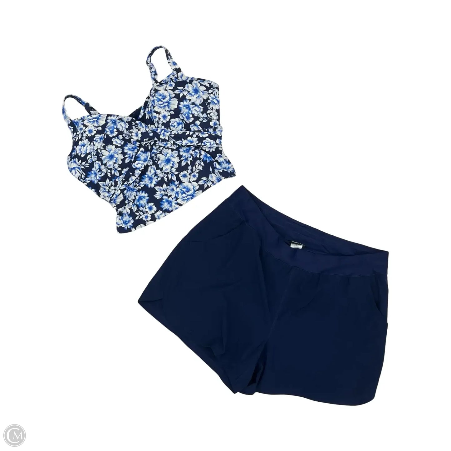 Swimsuit 2pc By Lands End In Blue, Size: 3x
