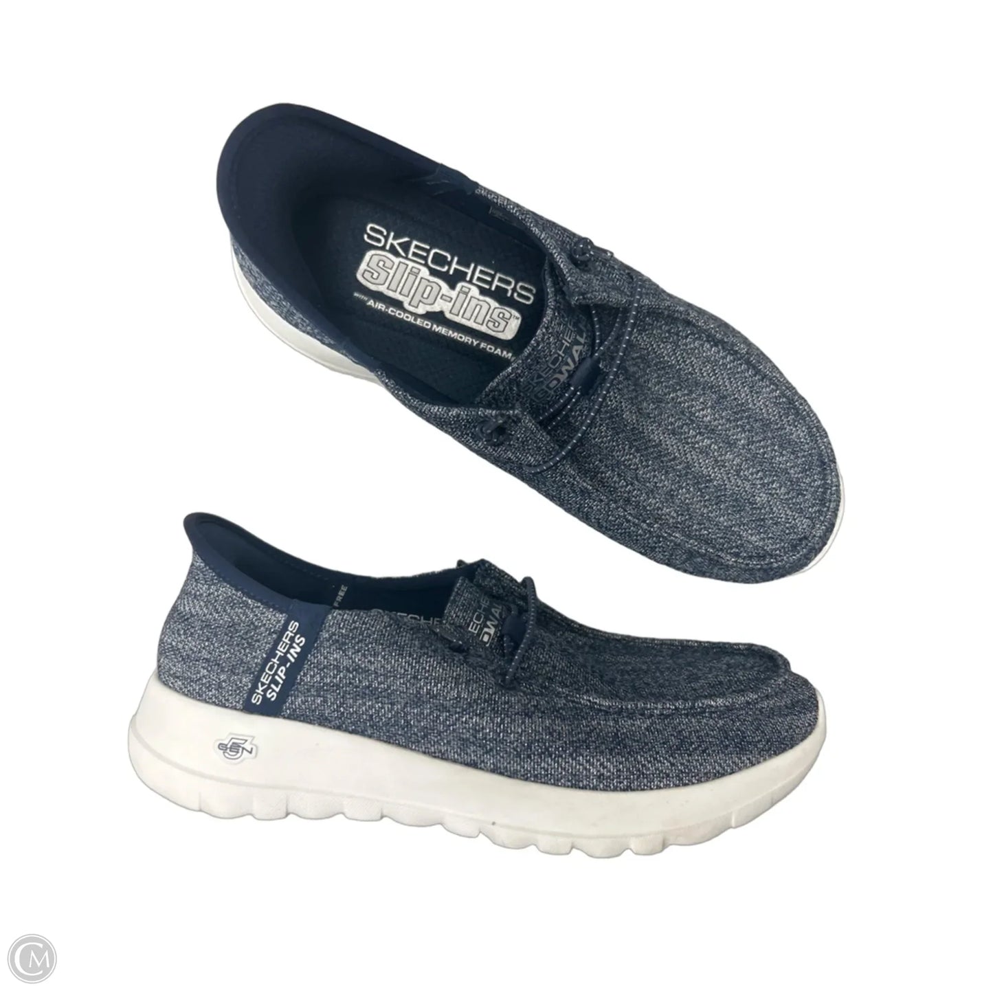 Shoes Flats By Skechers In Blue, Size: 6