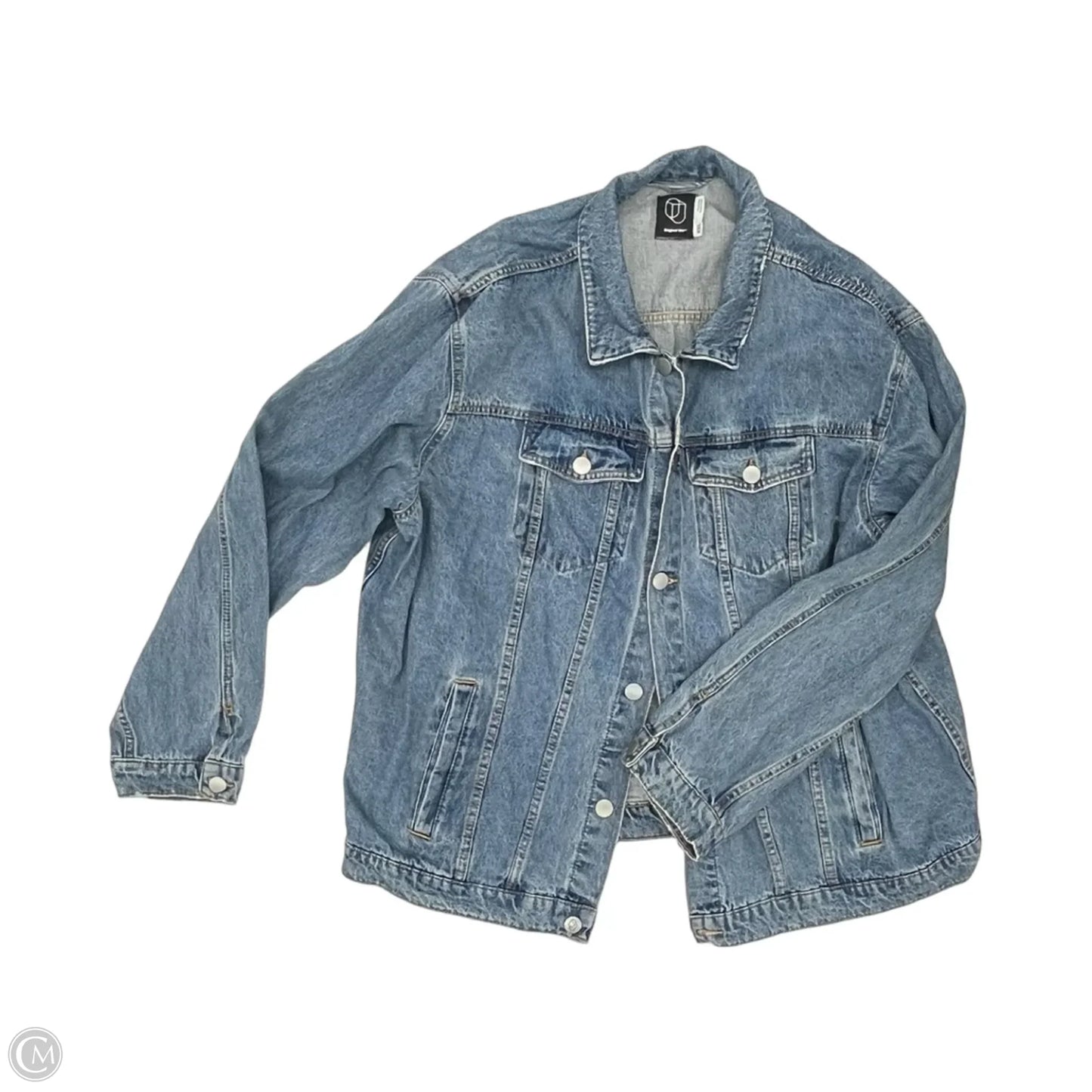Jacket Denim By Clothes Mentor In Blue Denim, Size: Xxl