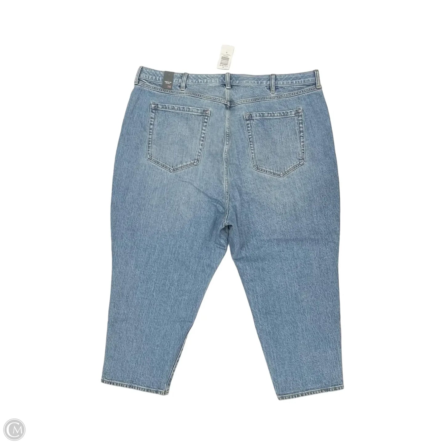 Jeans Straight By Torrid In Blue Denim, Size: 24