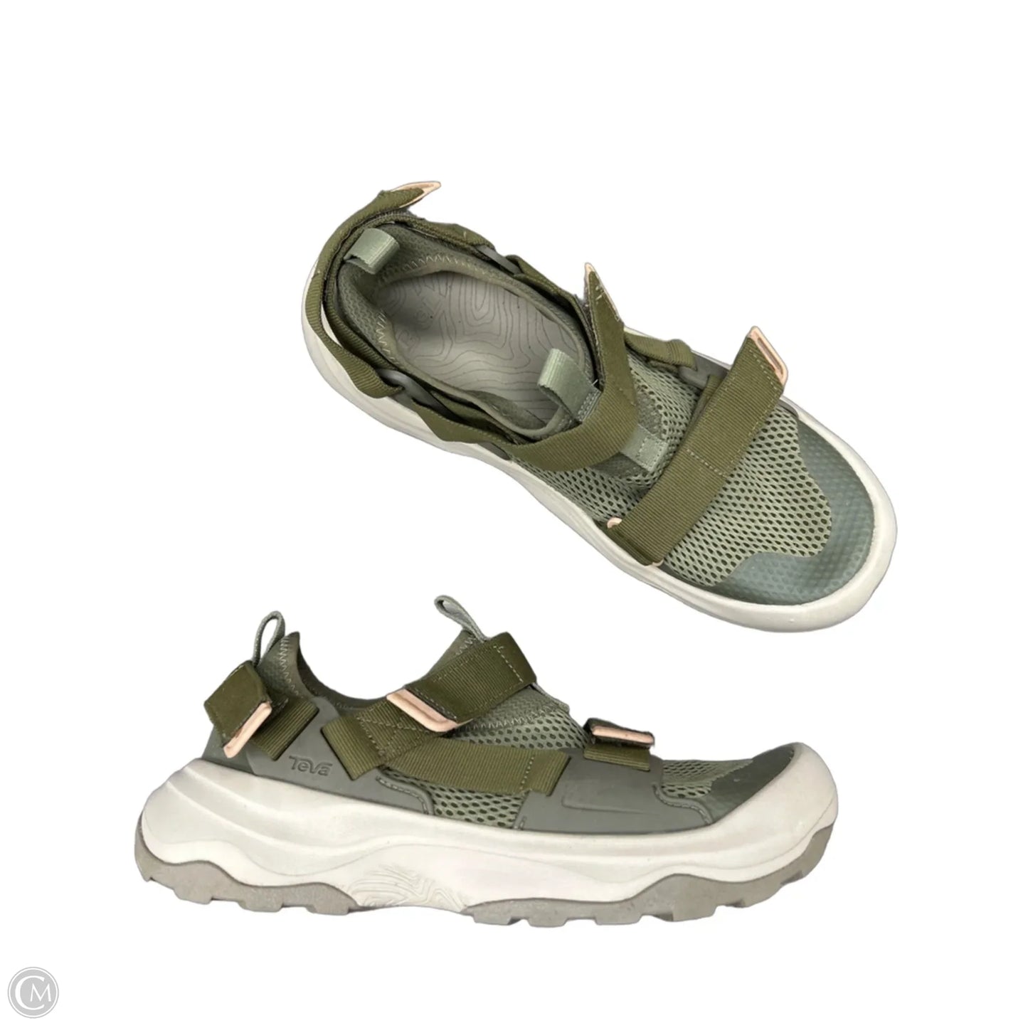 Shoes Sneakers By Teva In Green, Size: 11