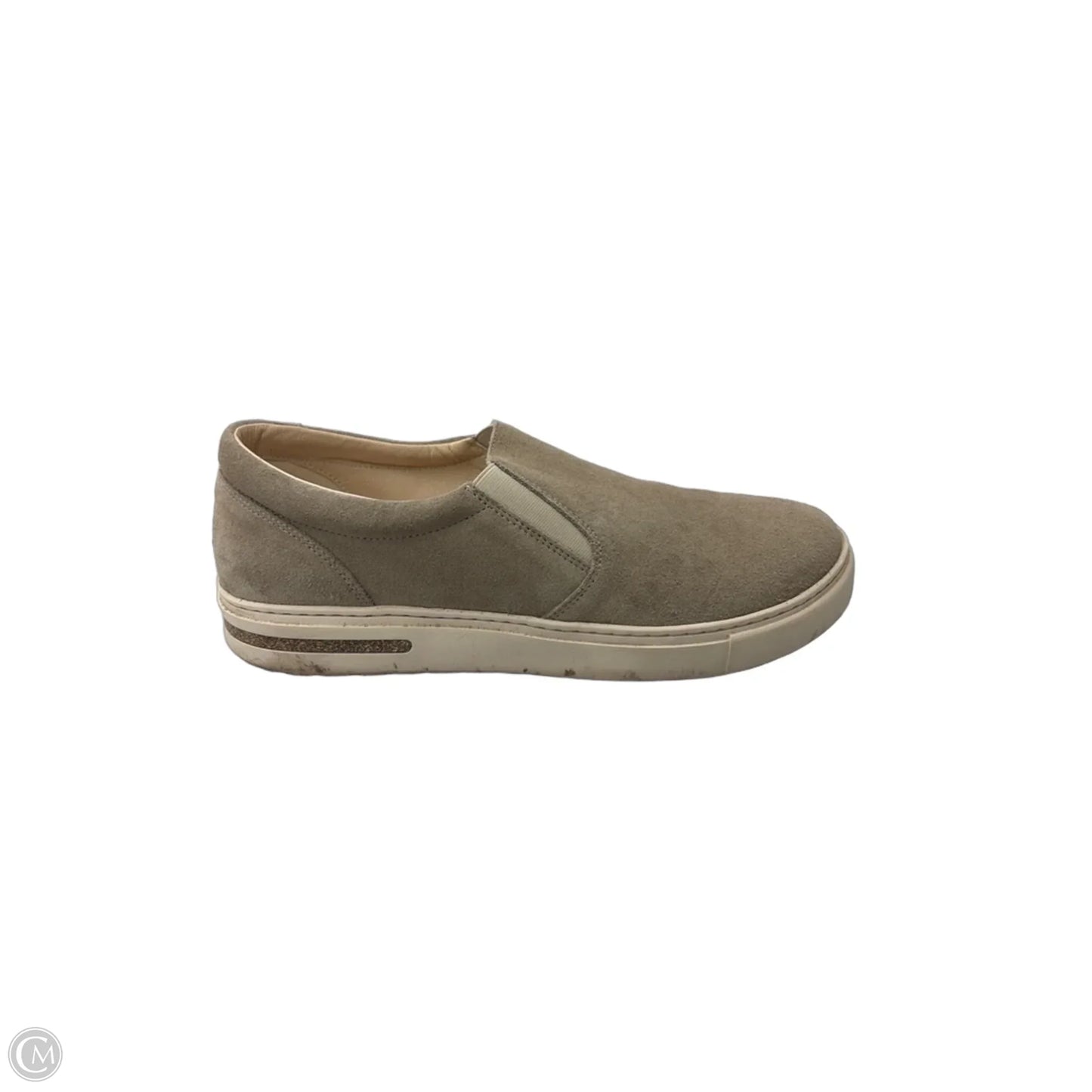 Shoes Flats By Birkenstock In Tan, Size: 9
