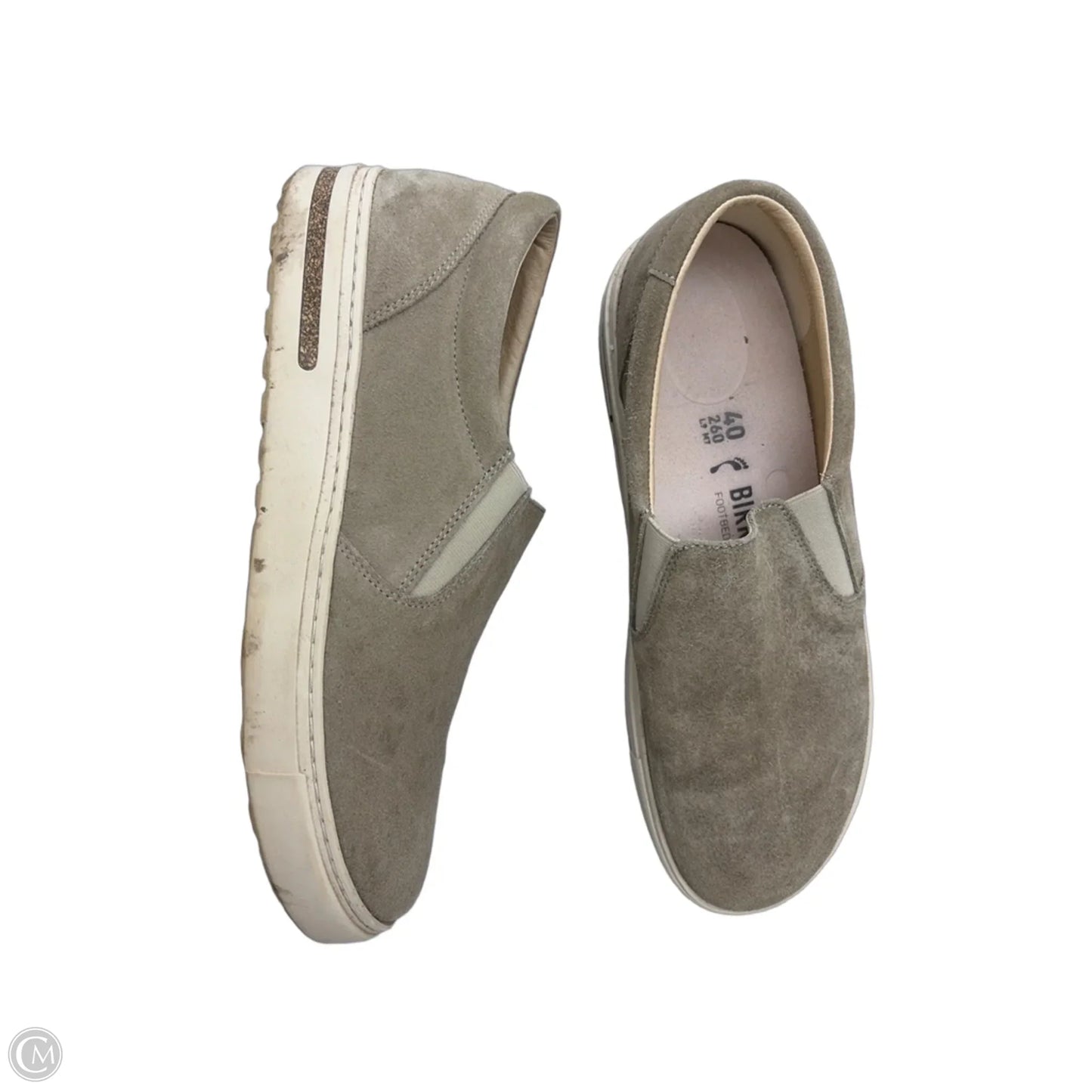 Shoes Flats By Birkenstock In Tan, Size: 9