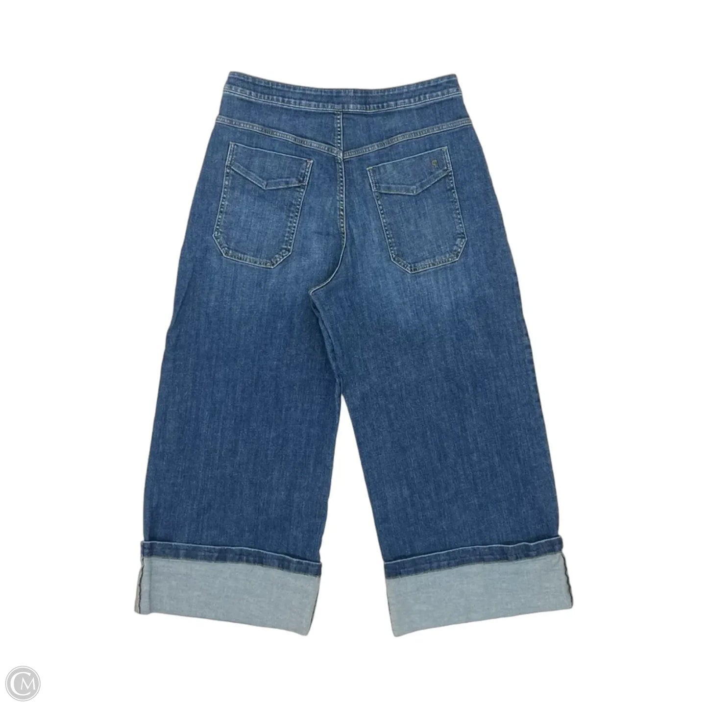 Jeans Wide Leg By Pilcro In Blue Denim, Size: 12