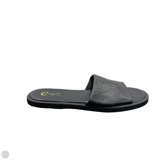 Sandals Flats By Cato In Black, Size: 9