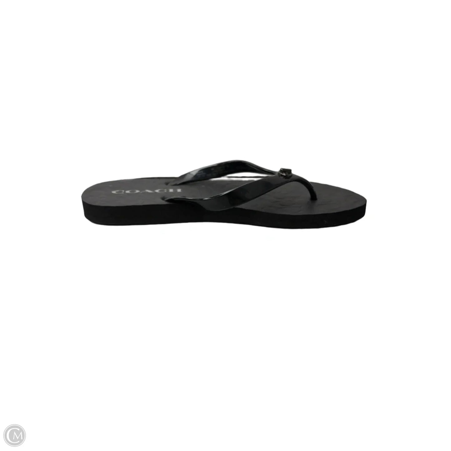 Sandals Designer By Coach In Black, Size: 5.5