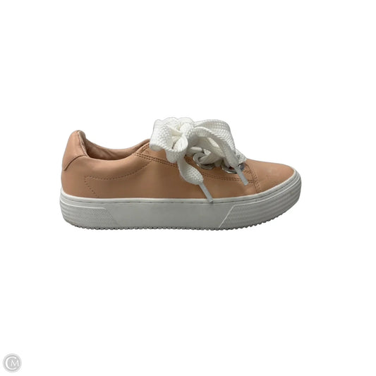 Shoes Sneakers By Zara Basic In Tan, Size: 7.5