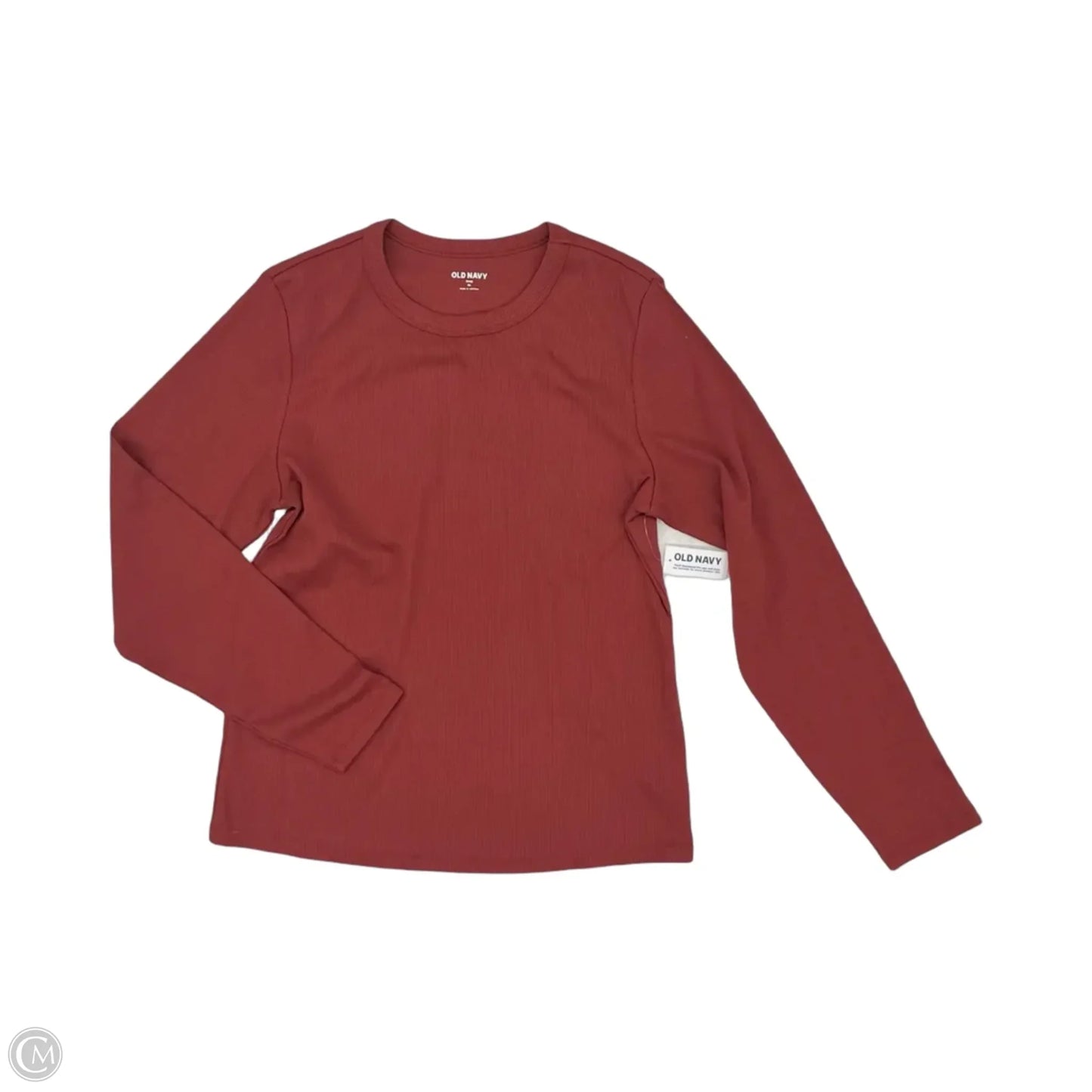 Top Long Sleeve By Old Navy In Red, Size: Xl