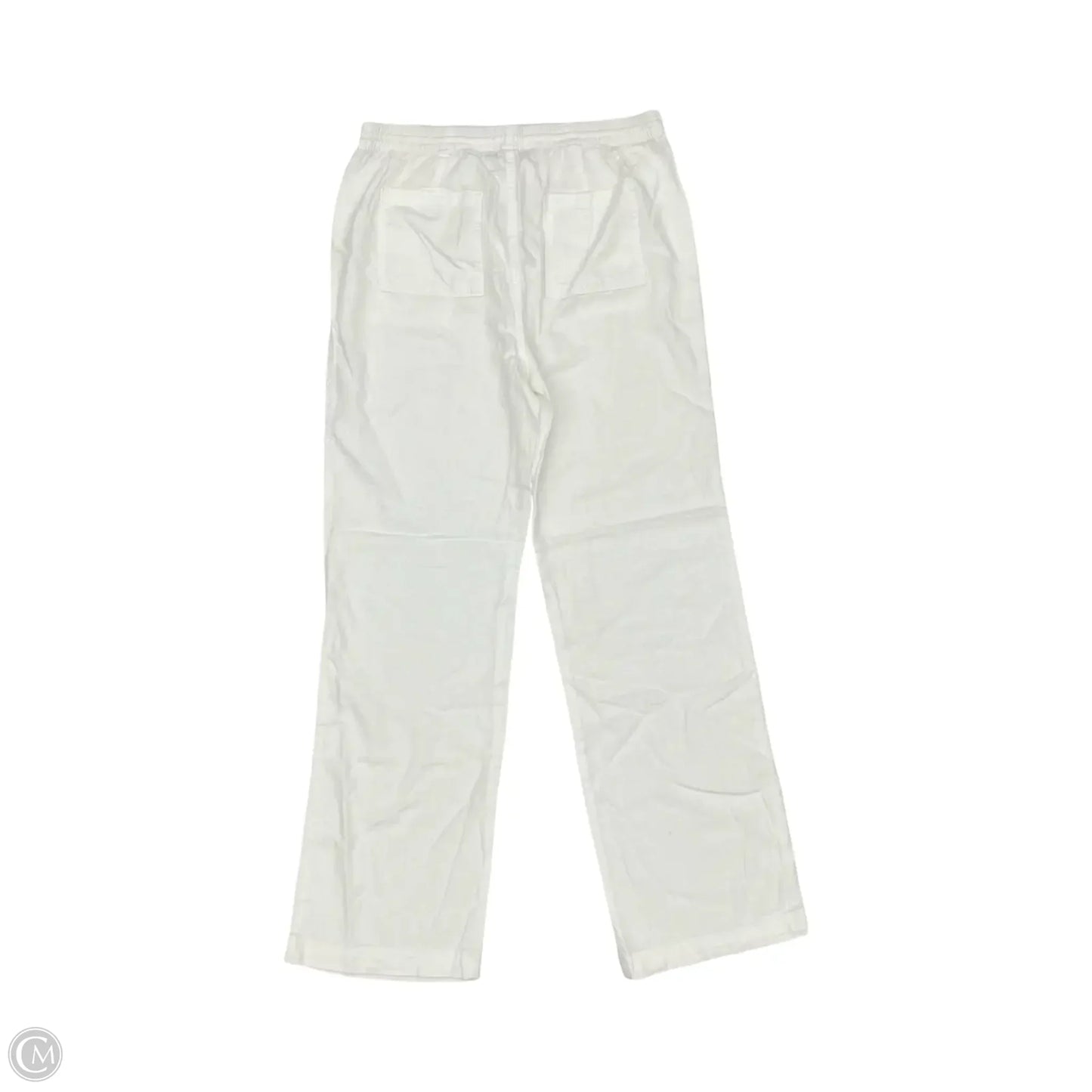 Pants Linen By St Johns Bay In White, Size: S