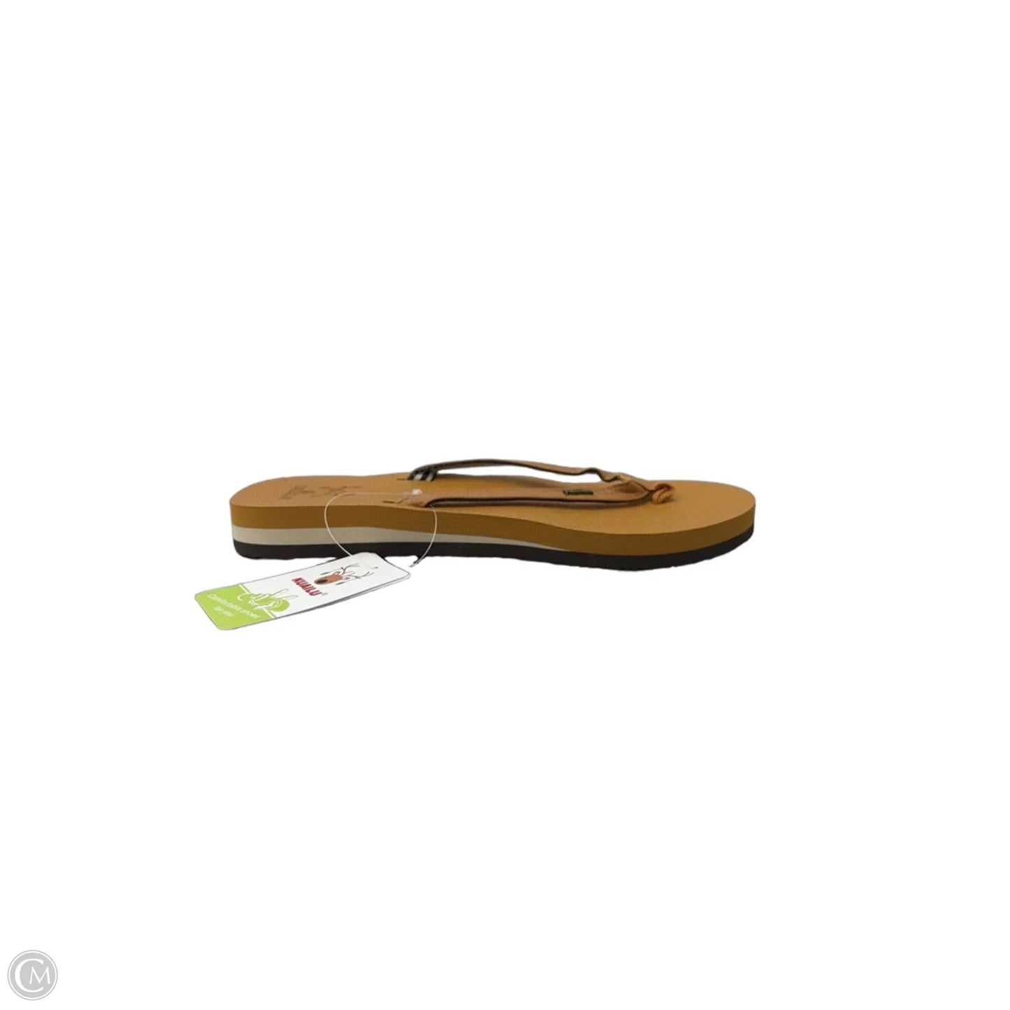 Sandals Flip Flops By Clothes Mentor In Tan, Size: 8