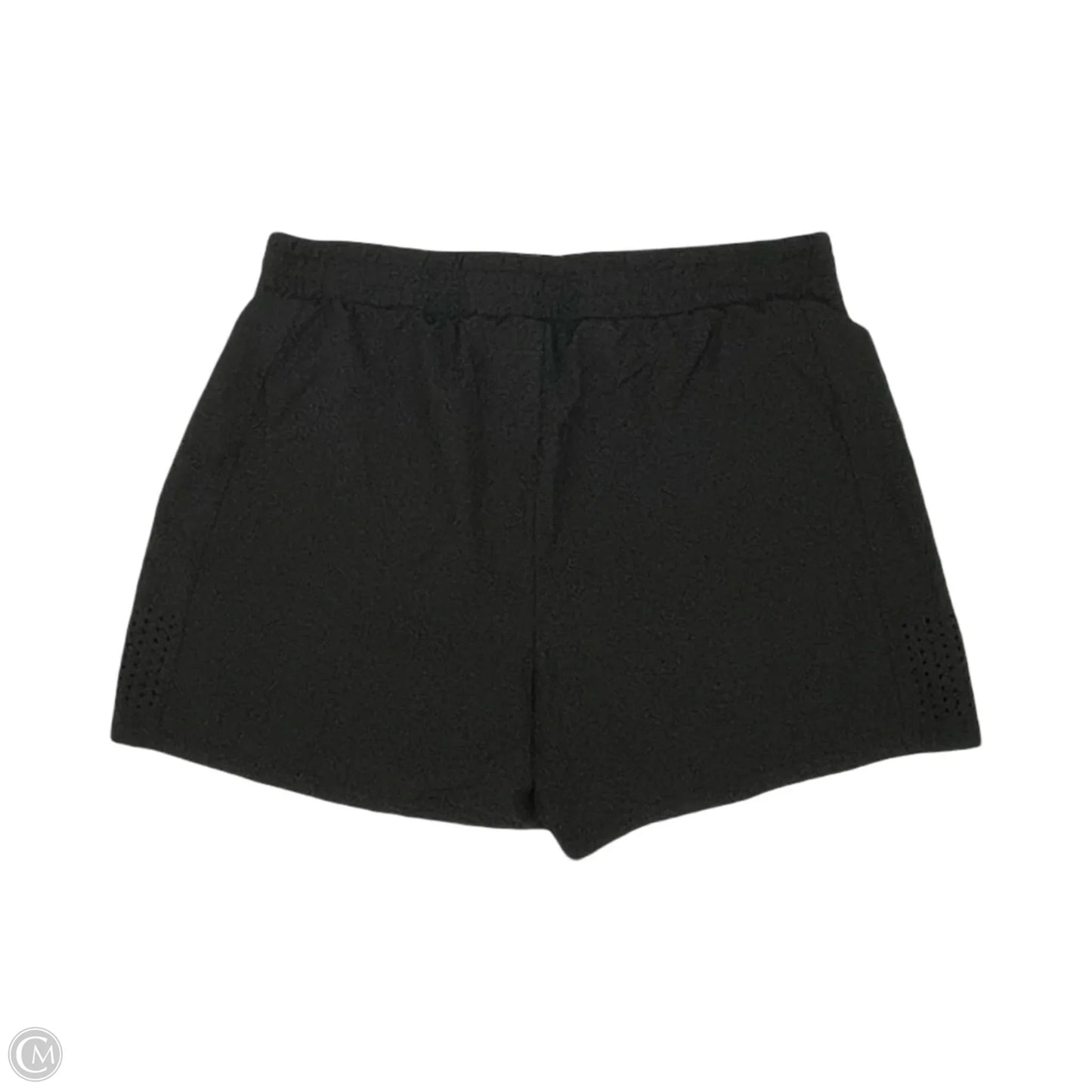 Athletic Shorts By Adrienne Vittadini In Black, Size: L