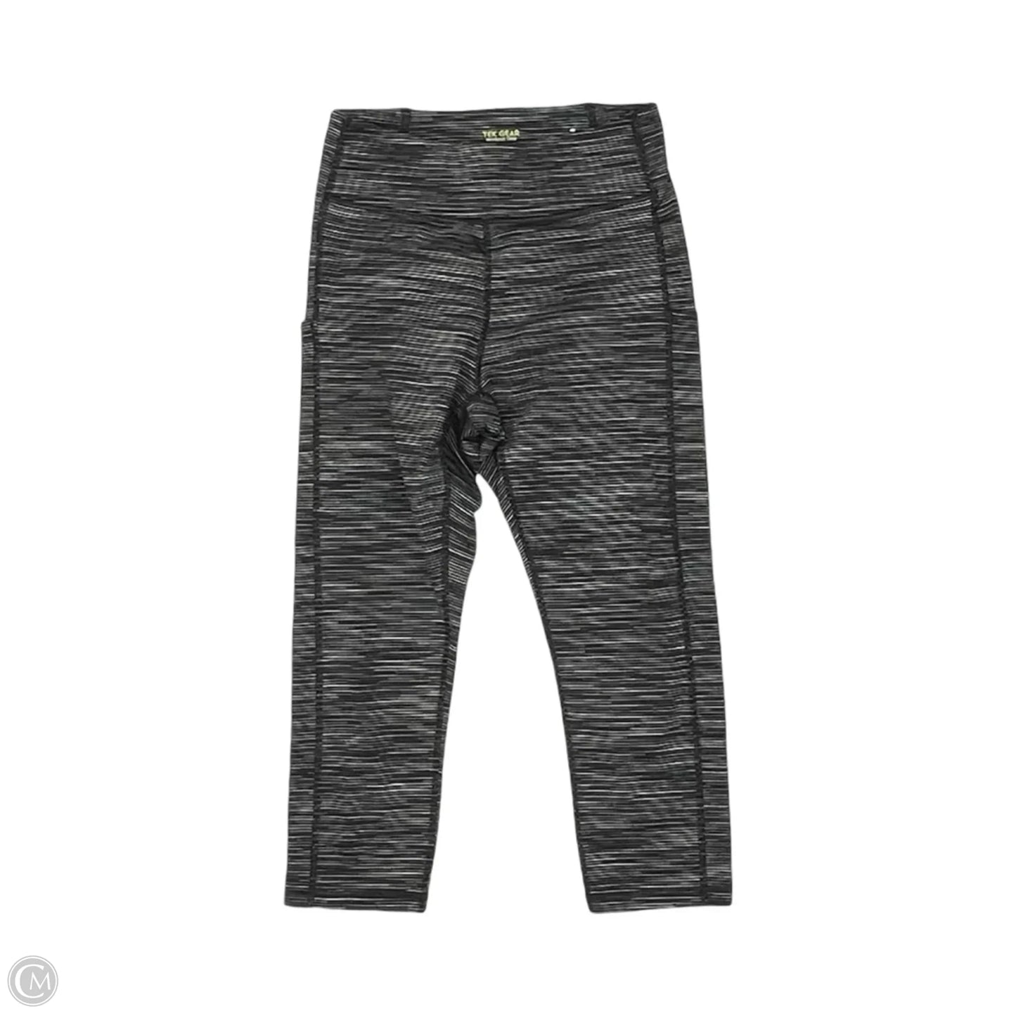 Athletic Leggings Capris By Tek Gear In Grey, Size: M