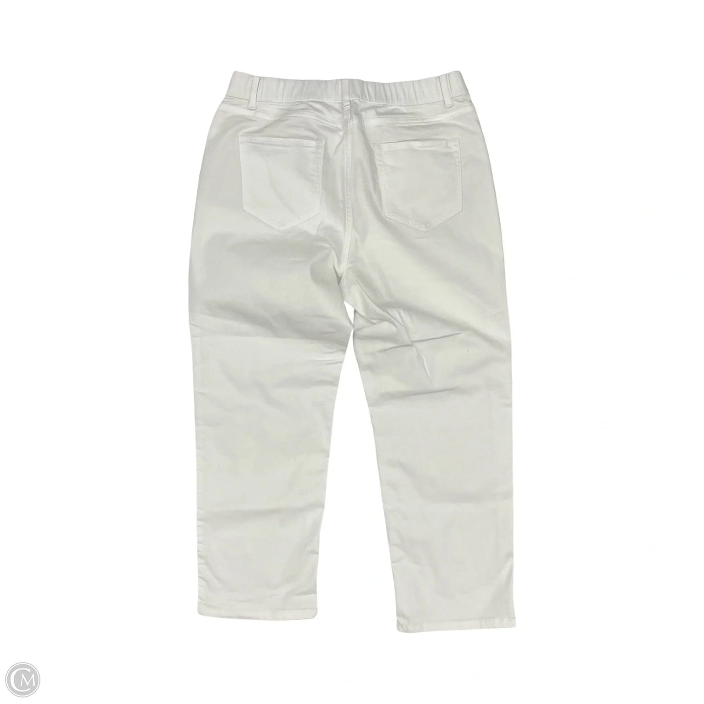 Jeans Cropped By J.marie In White, Size: 12