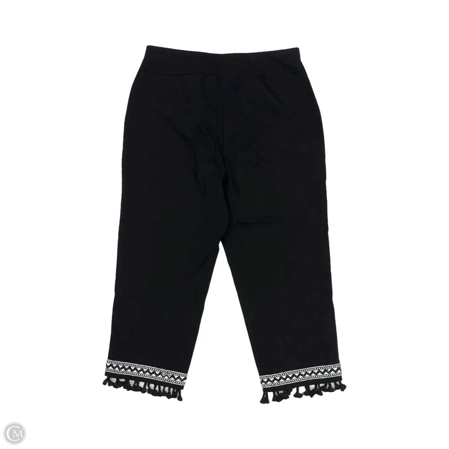 Pants Cropped By Cato In Black, Size: 14