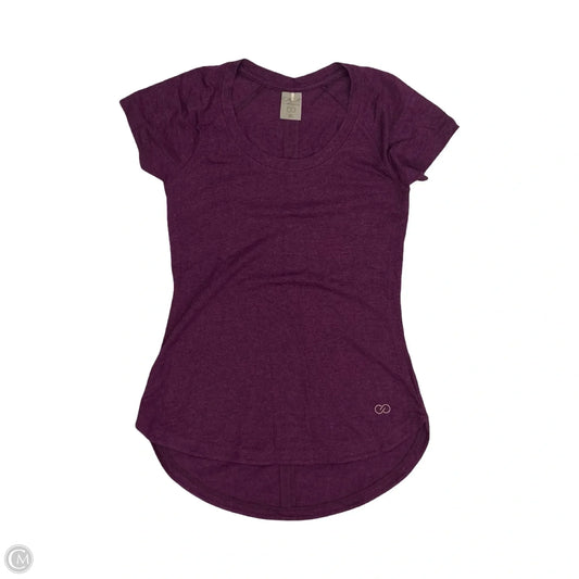 Athletic Top Short Sleeve By Calia In Purple, Size: Xs