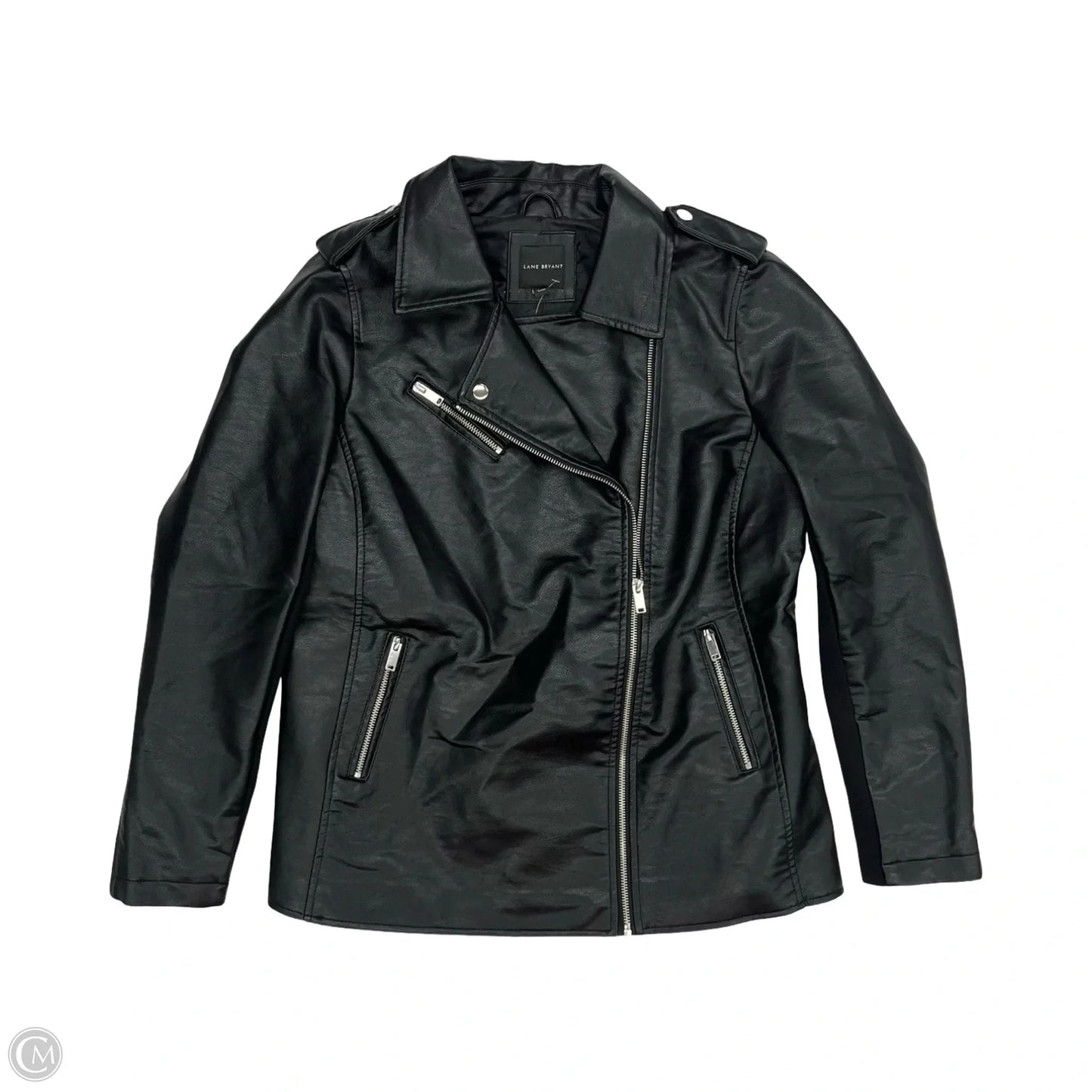 Jacket Moto By Apt 9 In Black, Size: S