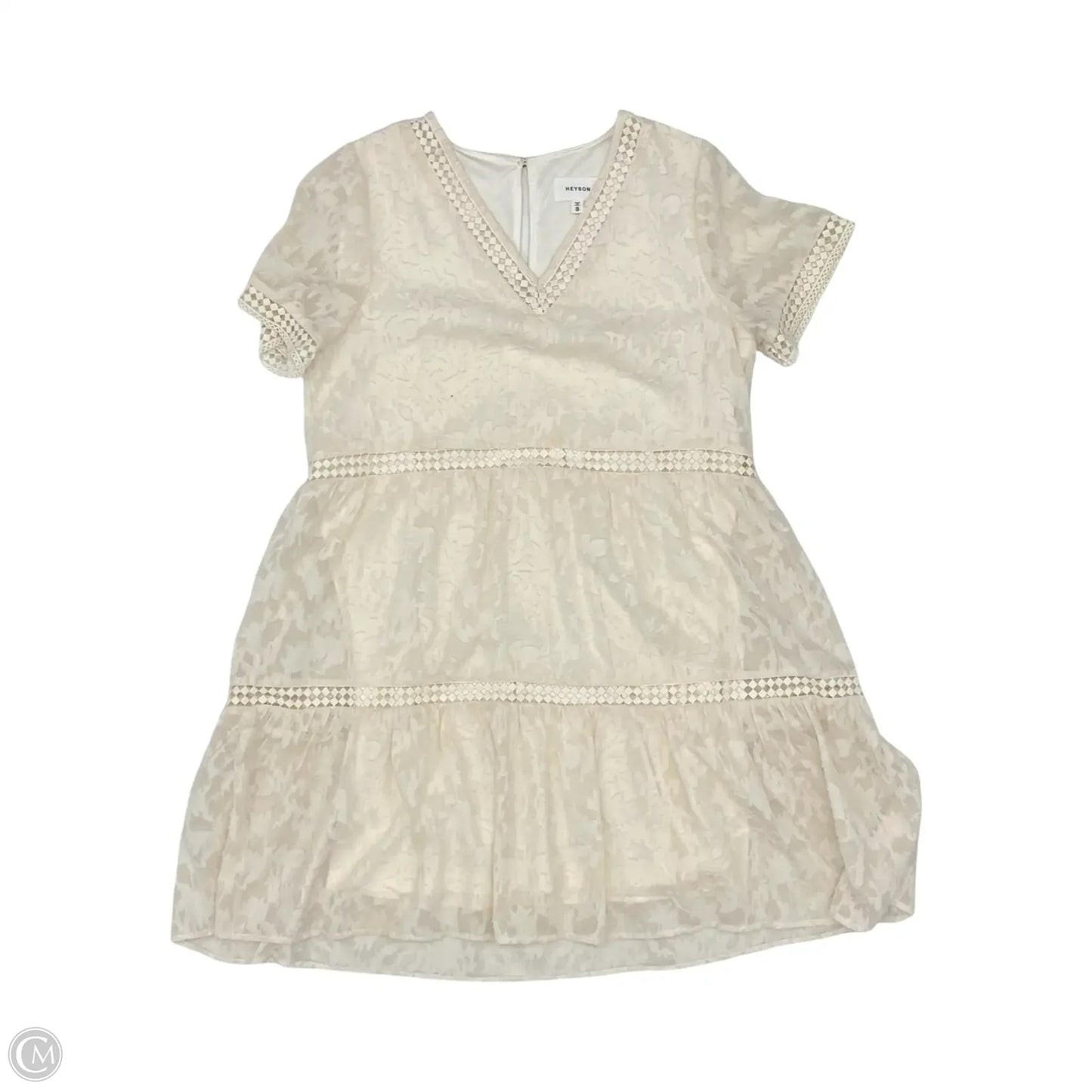 Dress Party Short By Heyson In Cream, Size: S