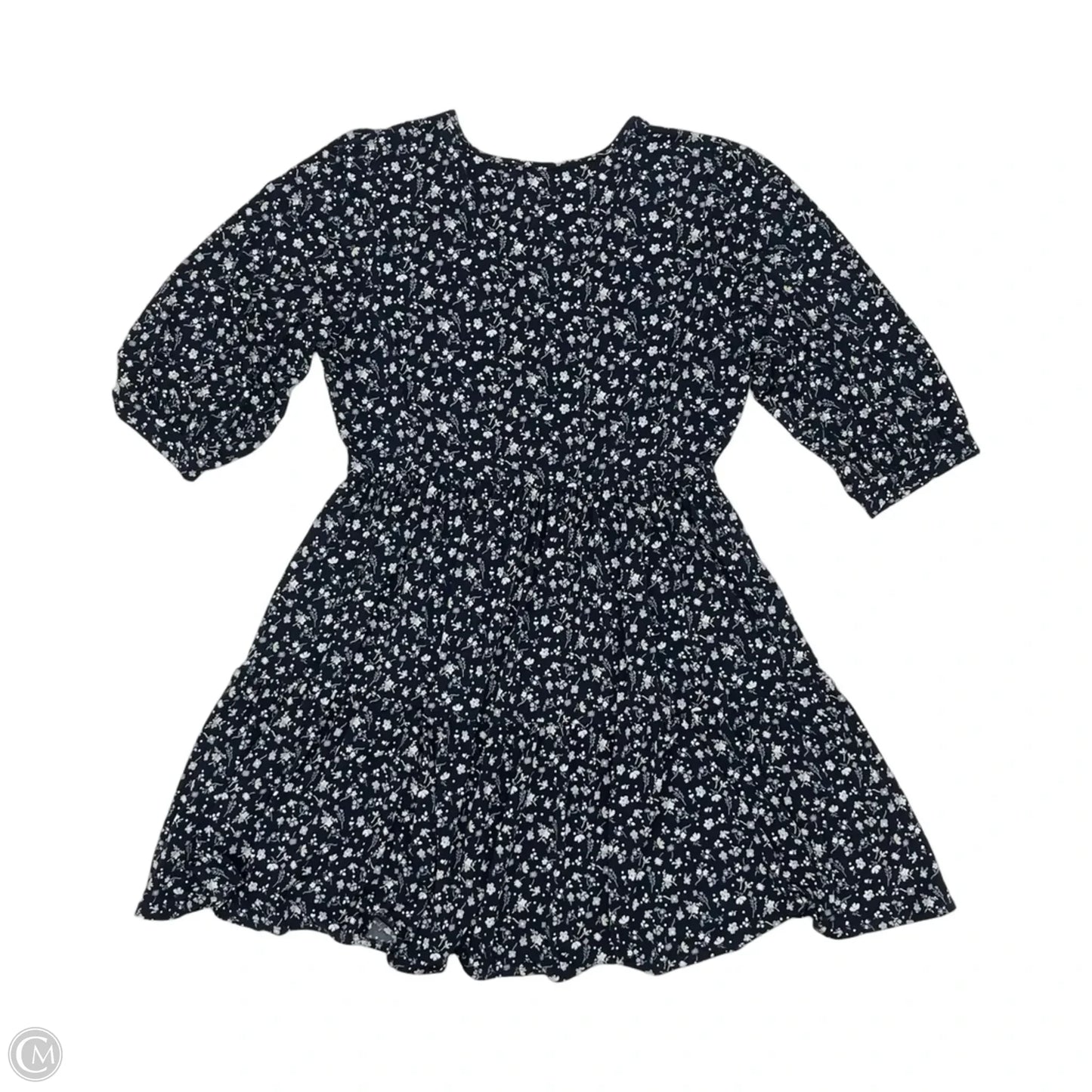 Dress Party Short By Kaileigh In Blue & White, Size: 1x