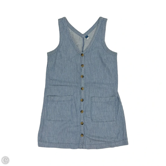Dress Casual Short By Old Navy In Blue & White, Size: S
