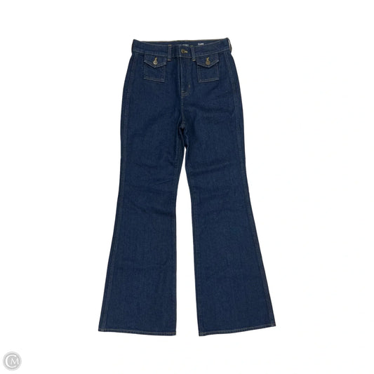 Jeans Flared By J. Crew In Blue Denim, Size: 2