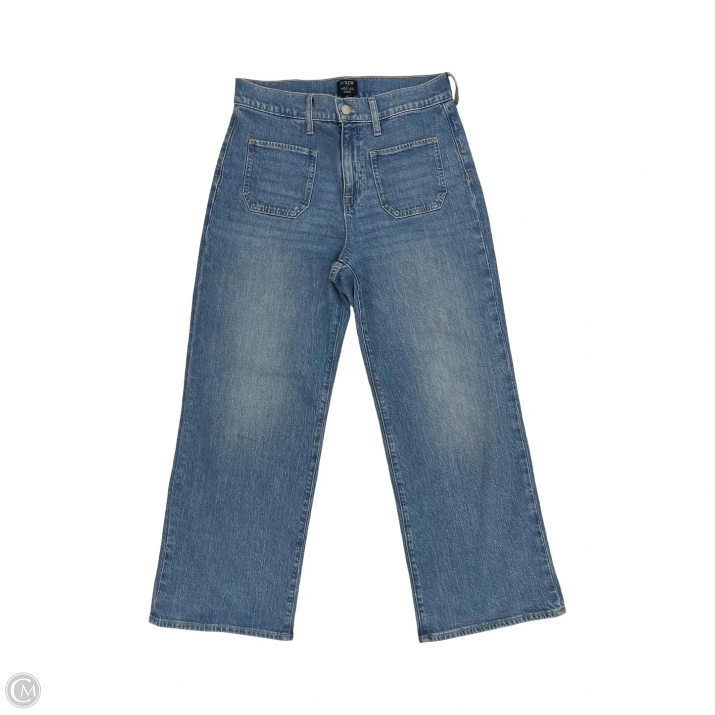 Jeans Wide Leg By J. Crew In Blue Denim, Size: 2