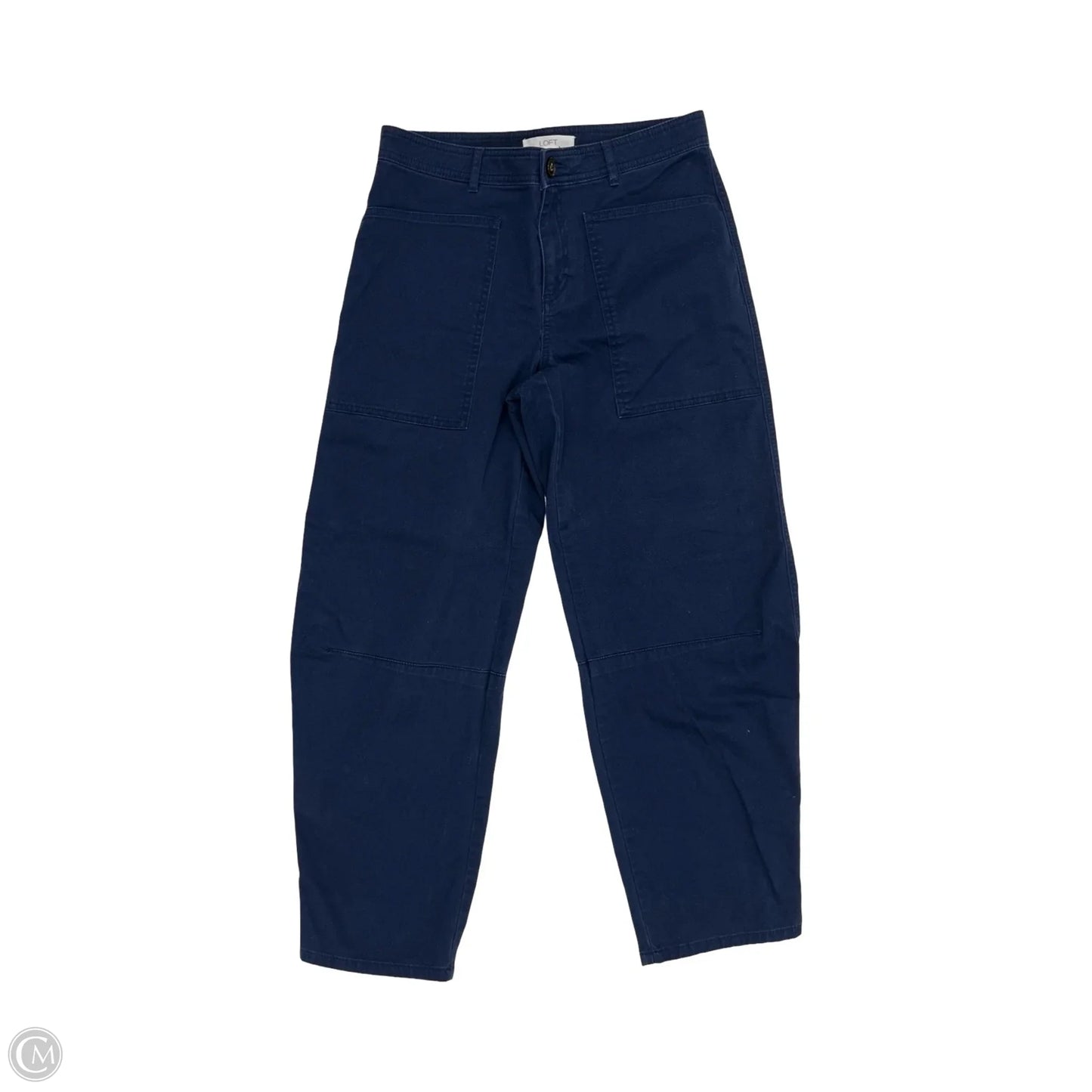 Pants Wide Leg By Loft In Navy, Size: 2