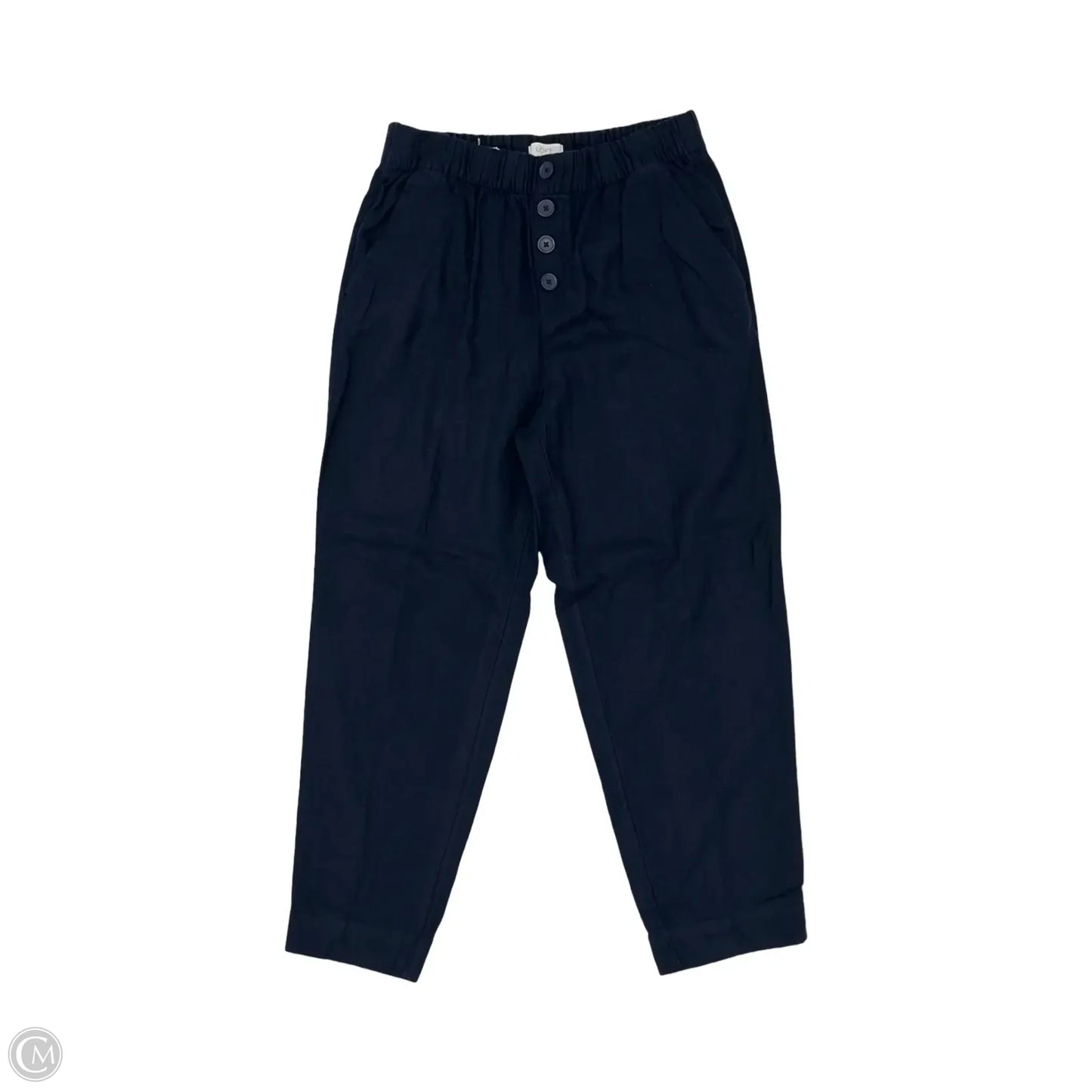Pants Linen By Loft In Navy, Size: S