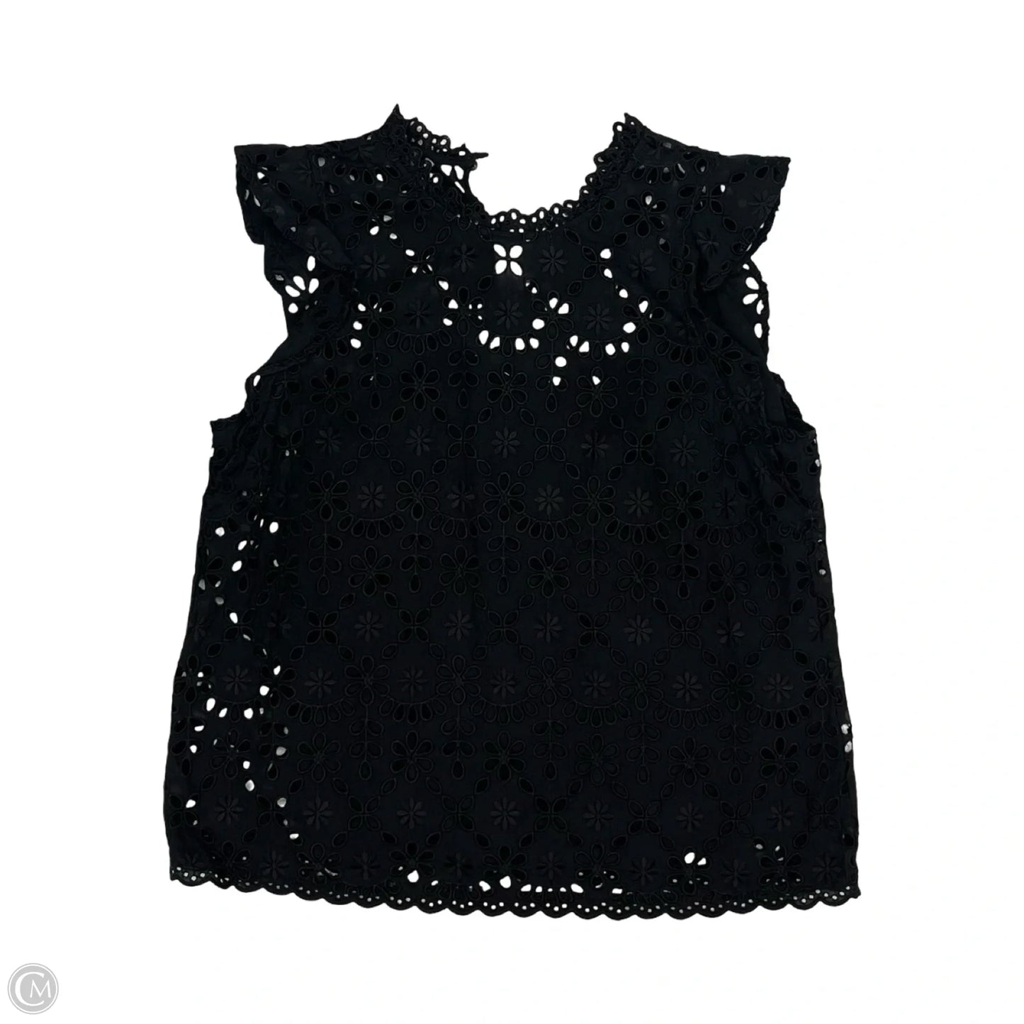 Top Short Sleeve By J. Crew In Black, Size: L