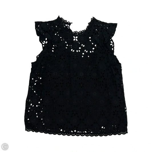 Top Short Sleeve By J. Crew In Black, Size: L