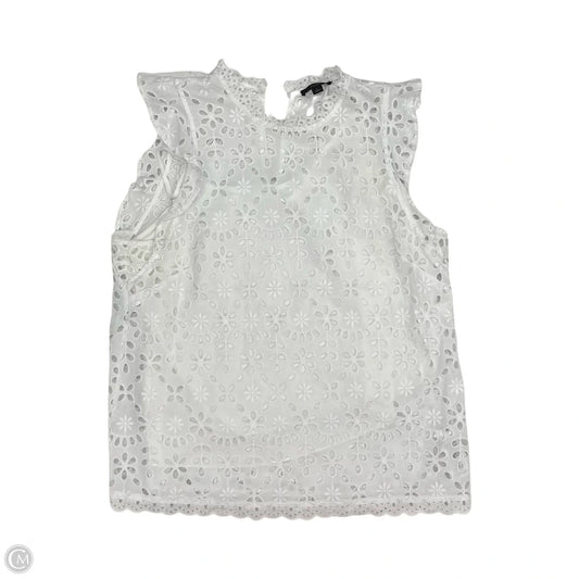 Top Short Sleeve By J. Crew In White, Size: L