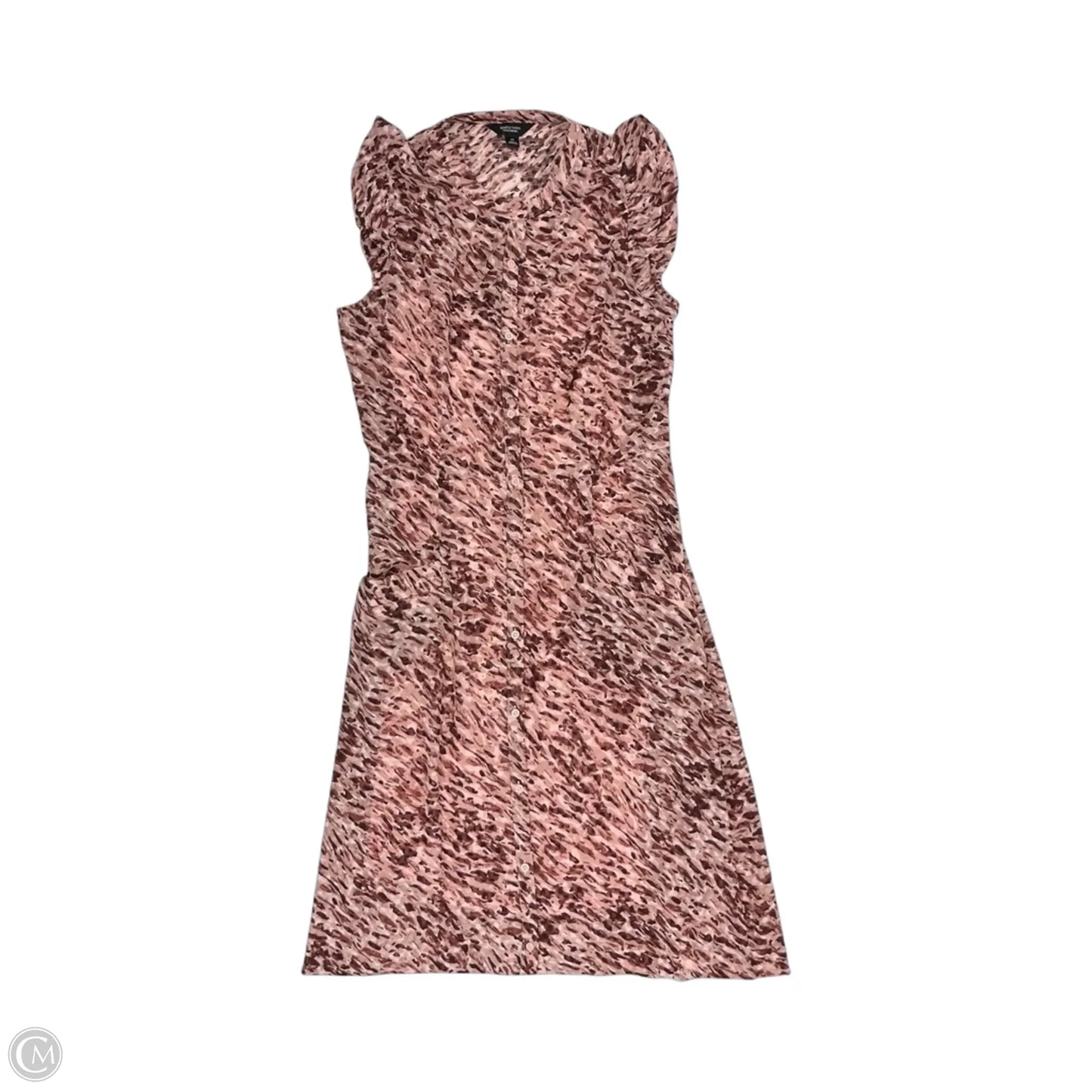 Dress Party Midi By Simply Vera In Maroon, Size: M