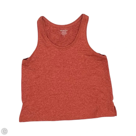 Athletic Tank Top By Athleta In Orange, Size: S