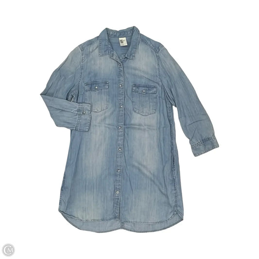 Dress Casual Short By H&m In Blue Denim, Size: 12