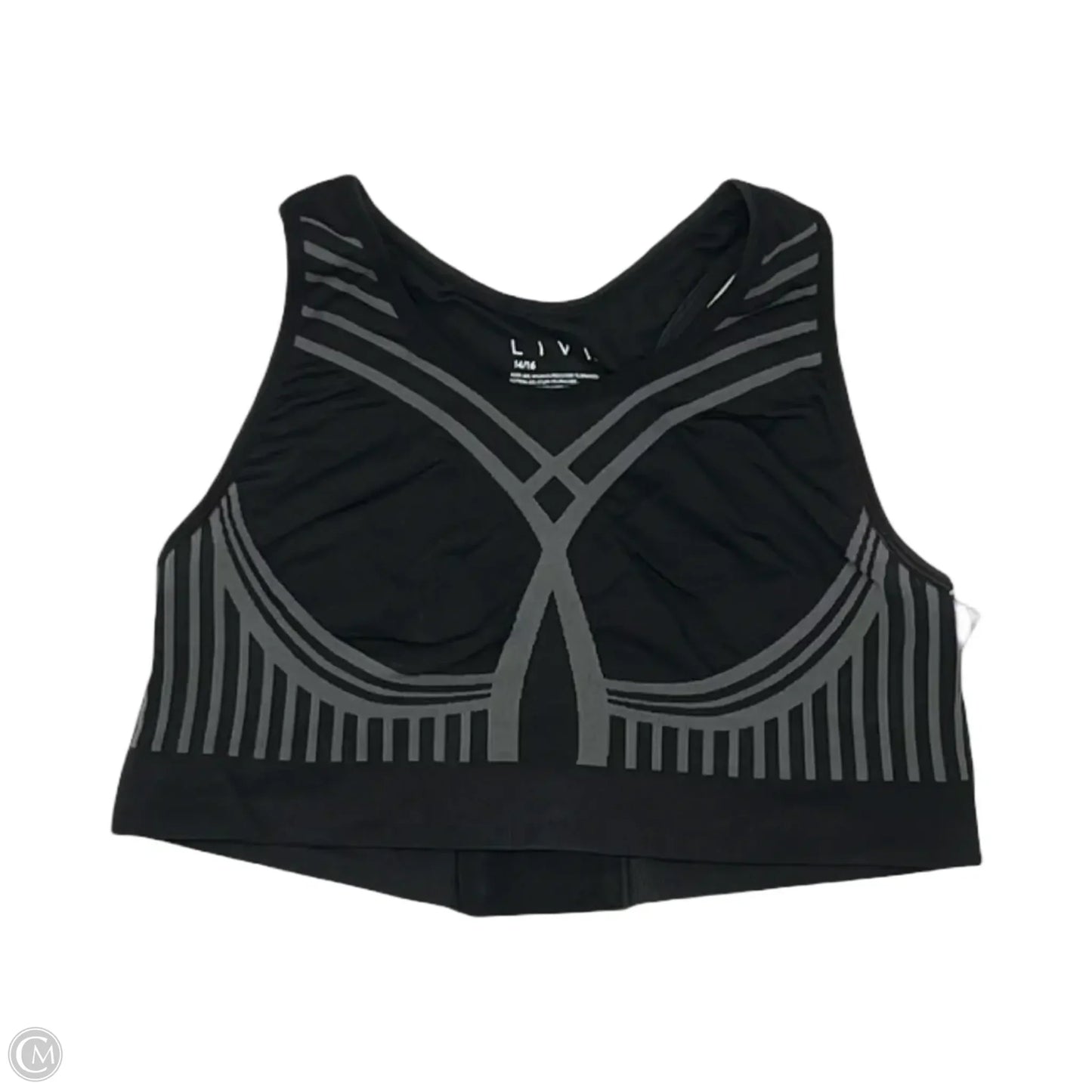 Athletic Bra By Livi Active In Black, Size: Xl