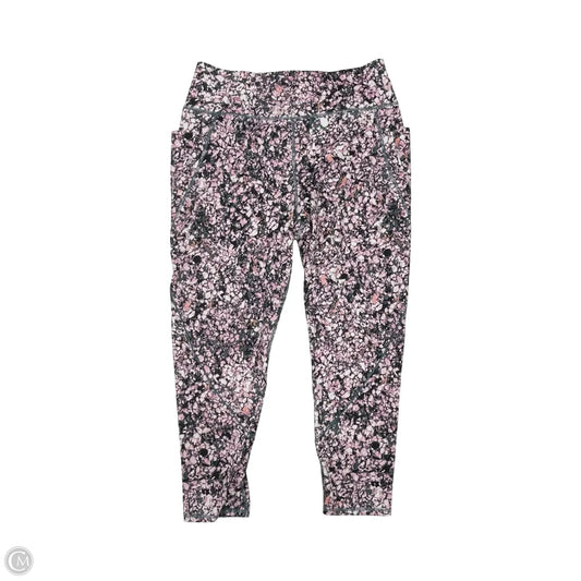 Athletic Leggings By Flx In Pink & Purple, Size: Xl