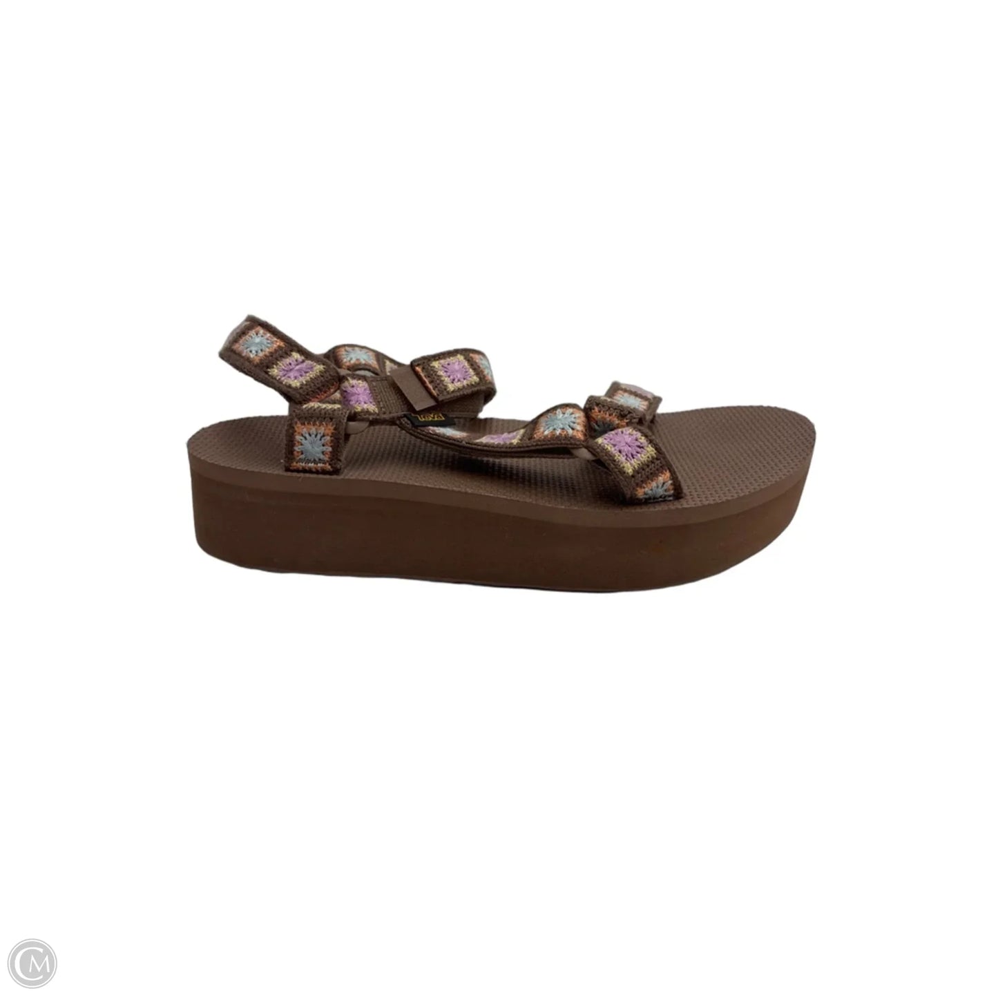 Sandals Flats By Teva In Brown, Size: 10