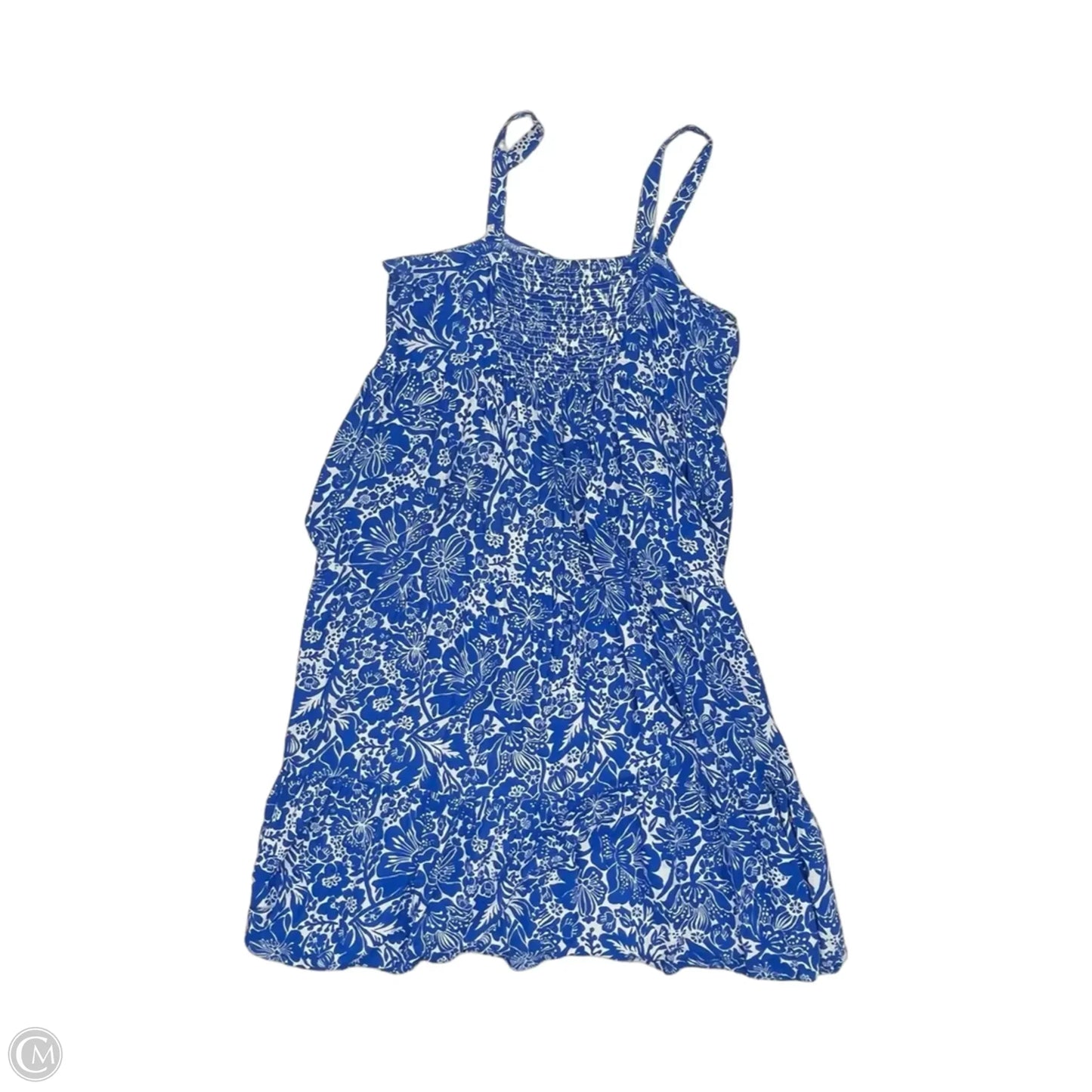 Dress Casual Maxi By Sonoma In Blue & White, Size: Xxl