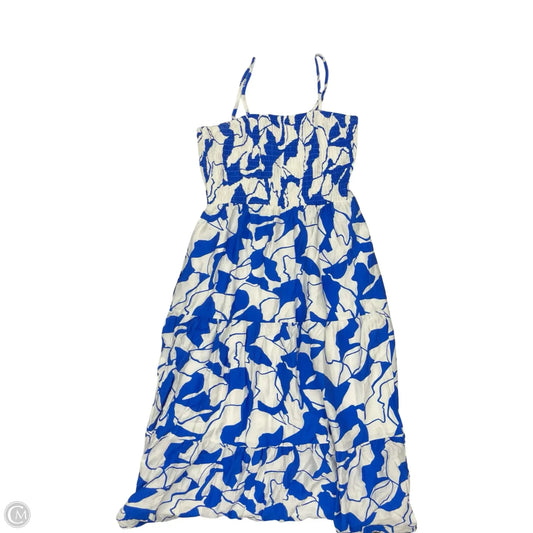 Dress Party Long By Cme In Blue & White, Size: Xl