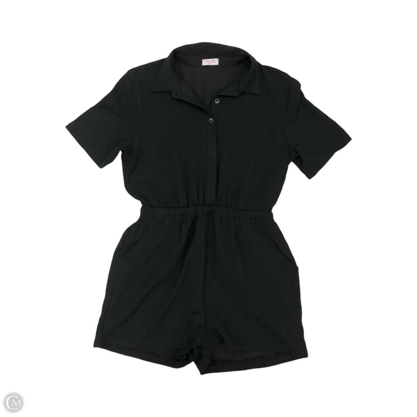 Romper By Pink Lily In Black, Size: 2x