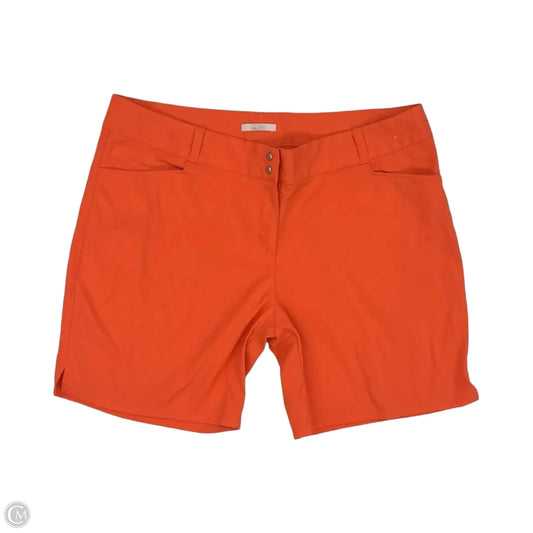 Athletic Shorts By Adidas In Orange, Size: 14
