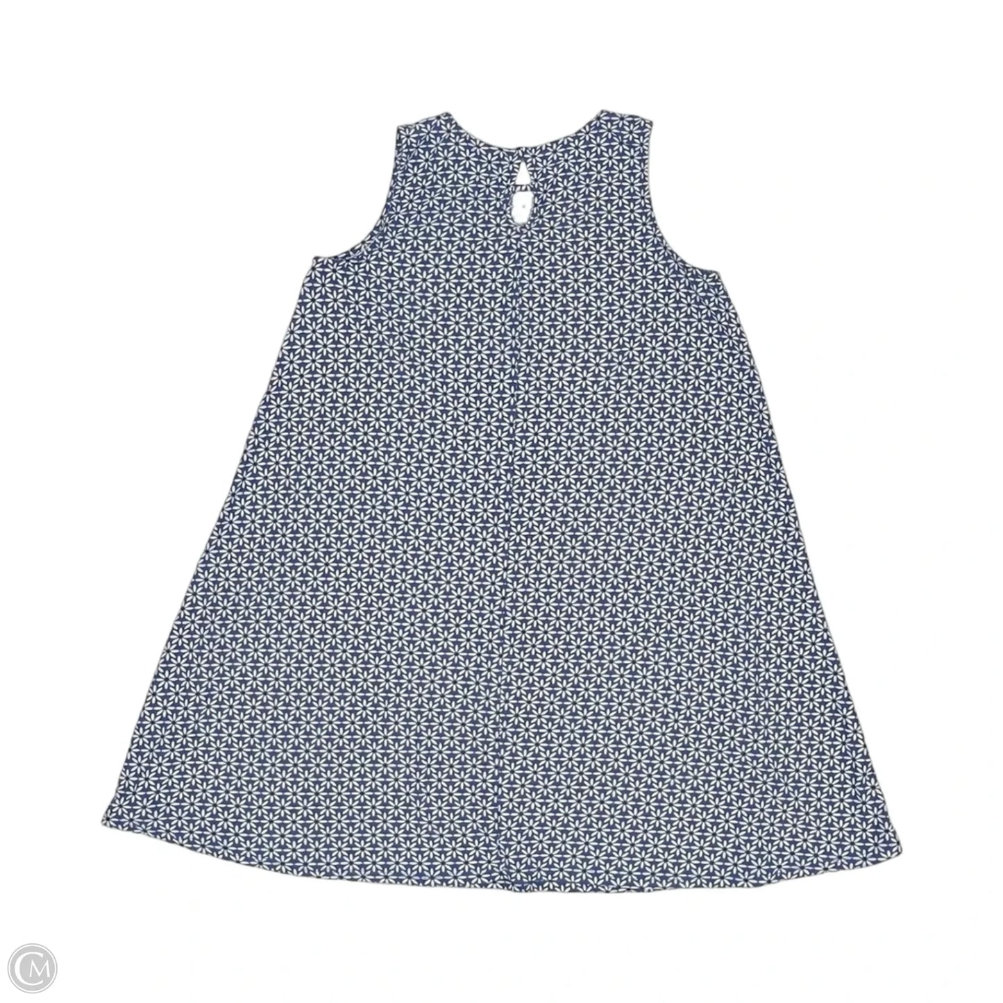 Dress Casual Short By Allison Brittney In Blue & White, Size: S