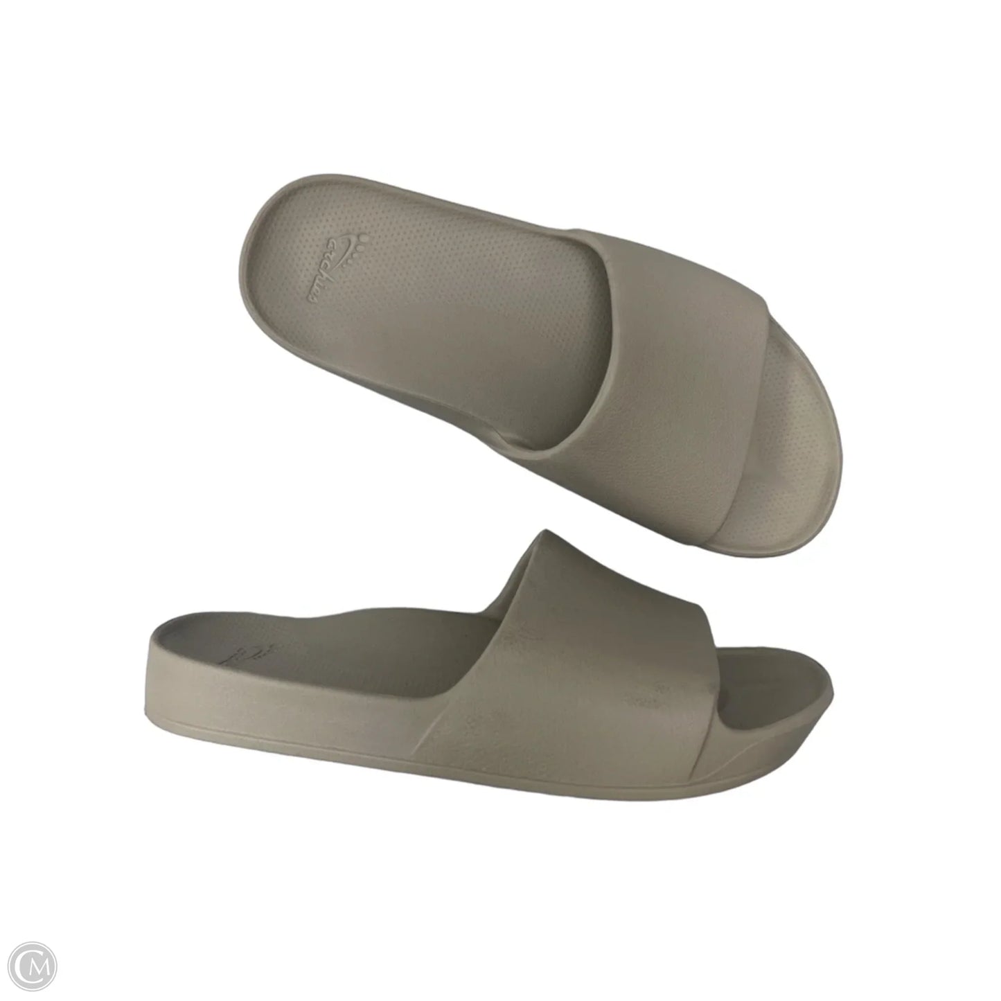 Sandals Flats By Clothes Mentor In Tan, Size: 8