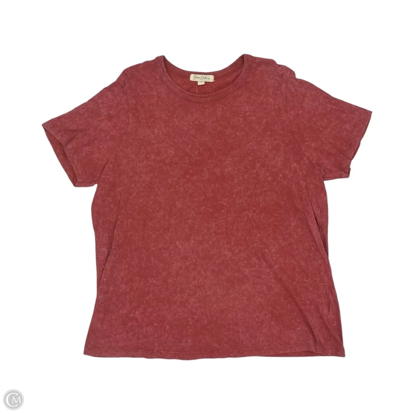 Top Short Sleeve Basic By Clothes Mentor In Red, Size: 1x