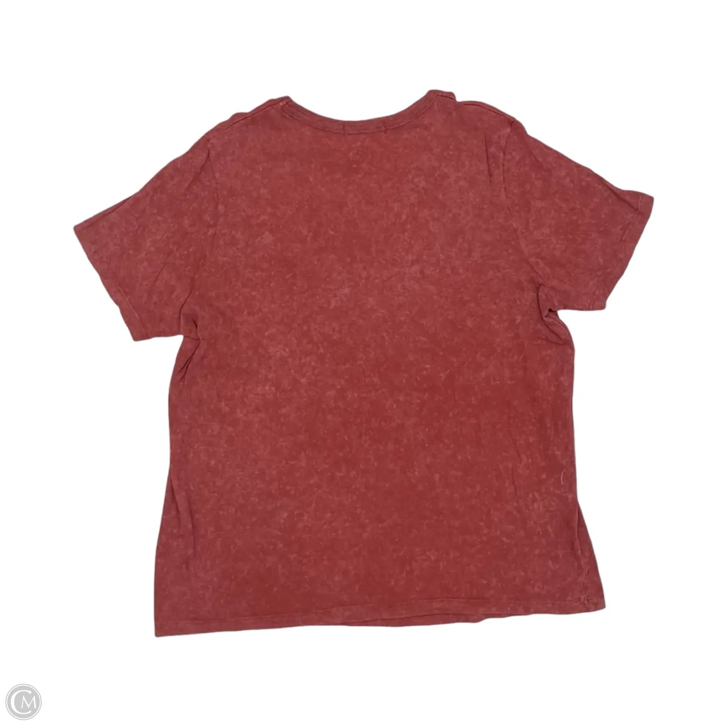 Top Short Sleeve Basic By Clothes Mentor In Red, Size: 1x