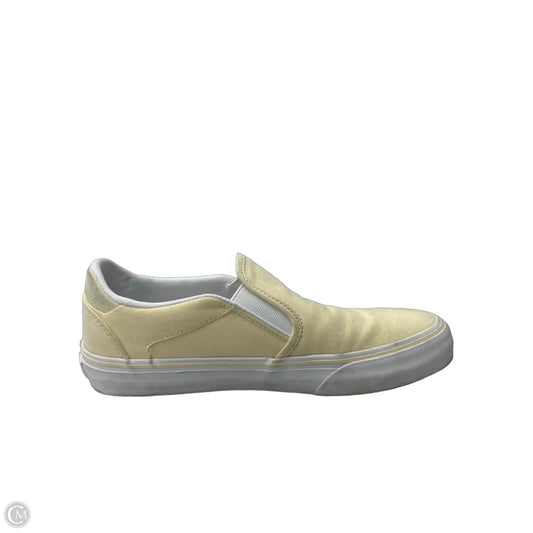 Shoes Sneakers By Vans In Yellow, Size: 9