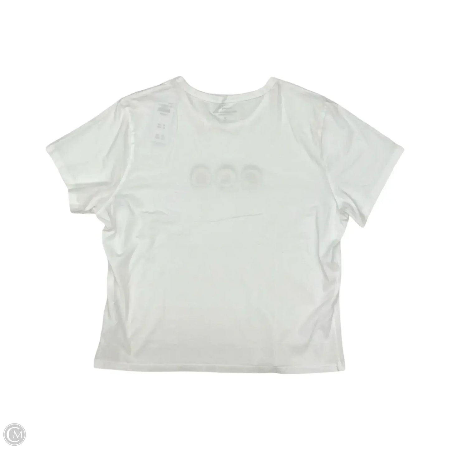 Top Short Sleeve By Abercrombie And Fitch In Cream, Size: M