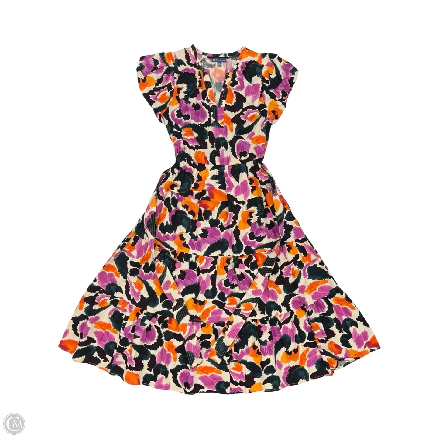 Dress Party Midi By Democracy In Floral Print, Size: Xs